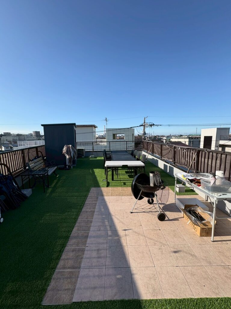 🍖BBQシーズン到来‼️✨屋上がさらに快適に✨